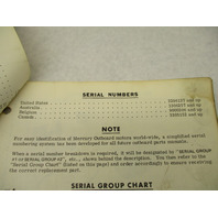 90-62414 1973 Mercury Merc 40, 4 HP Model Outboard Parts Manual Catalog