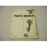 90-69972 1976 Mercury Merc 45, 4.5 HP Model Outboard Parts Manual Catalog