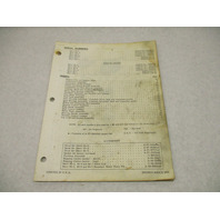 90-39634 1968 Mercury Merc 60, 6 HP Model Outboard Parts Manual Catalog