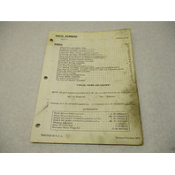 90-62423 1972 Mercury Merc 75, 7.5 HP Model Outboard Parts Manual Catalog