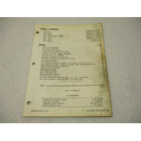 90-31945 1965 Mercury Merc 110, 9.8 HP Model Outboard Parts Manual Catalog
