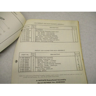 90-59344 1970 Mercury Merc 110, 9.8 HP Model Outboard Parts Manual Catalog