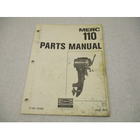 90-79169 1977 Mercury Merc 110, 9.8 HP Model Outboard Parts Manual Catalog