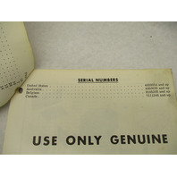90-79169 1977 Mercury Merc 110, 9.8 HP Model Outboard Parts Manual Catalog