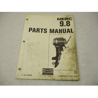 90-86199 1979 Mercury Merc 9.8 HP Model Outboard Parts Manual Catalog