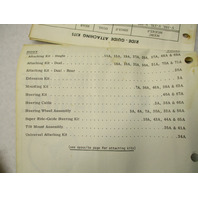 Vintage 1979 Mercury Model Outboard Ride-Guide Parts Manual Catalog