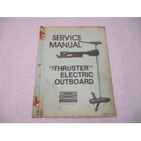 90-75536 1976 Mercury Thruster Electric Outboard Service Repair Manual