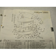 398619 OMC Evinrude Johnson 1987 Outboard 9.9 & 15 HP Model Parts Catalog
