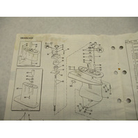 398619 OMC Evinrude Johnson 1987 Outboard 9.9 & 15 HP Model Parts Catalog