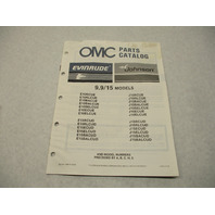 398619 OMC Evinrude Johnson 1987 Outboard 9.9 & 15 HP Model Parts Catalog