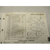 398620 OMC Evinrude Johnson 1987 Outboard 20-25 HP Parts Catalog