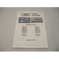 398622 OMC Evinrude Johnson 1987 Outboard 30 & 35 HP Model Parts Catalog