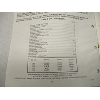 398622 OMC Evinrude Johnson 1987 Outboard 30 & 35 HP Model Parts Catalog