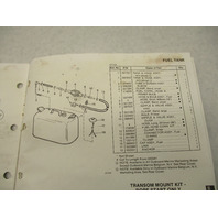398623 OMC Evinrude Johnson 1987 Outboard 35 40 50 HP Model Parts Catalog