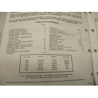 398623 OMC Evinrude Johnson 1987 Outboard 35 40 50 HP Model Parts Catalog