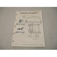 398854 OMC Evinrude Johnson 1987 Outboard Parts Catalog ERT- JRT-11C APBA 45
