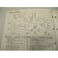398627 OMC Evinrude Johnson 1987 Outboard 65 Commercial Model Parts Catalog