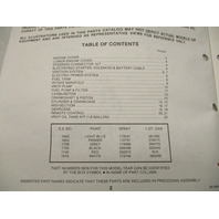 398627 OMC Evinrude Johnson 1987 Outboard 65 Commercial Model Parts Catalog