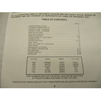 398628 OMC Evinrude Johnson 1987 Outboard 70 HP Model Parts Catalog