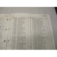 398628 OMC Evinrude Johnson 1987 Outboard 70 HP Model Parts Catalog