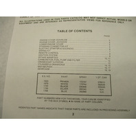 398856 OMC Evinrude Johnson 1987 Outboard 88 HP Model Parts Catalog