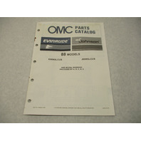 398856 OMC Evinrude Johnson 1987 Outboard 88 HP Model Parts Catalog