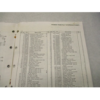 398630 OMC Evinrude Johnson 1987 Outboard 100 Commercial Model Parts Catalog