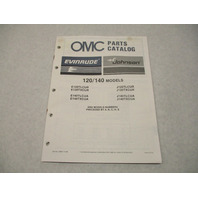 398631 OMC Evinrude Johnson 1987 Outboard 120 & 140 HP Model Parts Catalog