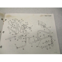 398634 OMC Evinrude Johnson 1987 Outboard 155 Commercial Model Parts Catalog