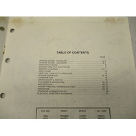 398633 OMC Evinrude Johnson 1987 Outboard 150 HP Model Parts Catalog