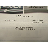 398633 OMC Evinrude Johnson 1987 Outboard 150 HP Model Parts Catalog