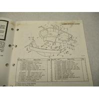 398636 OMC Evinrude Johnson 1987 Outboard 200/225 HP Model Parts Catalog