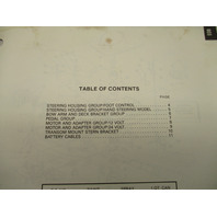 432204 OMC Evinrude Johnson 1988 Electric Outboards Models Parts Catalog