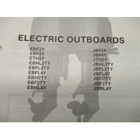 432204 OMC Evinrude Johnson 1988 Electric Outboards Models Parts Catalog