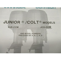432205 OMC Evinrude Johnson 1988 Outboard Junior/Colt Model Parts Catalog EJR JCO