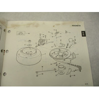 432205 OMC Evinrude Johnson 1988 Outboard Junior/Colt Model Parts Catalog EJR JCO