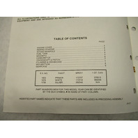 432205 OMC Evinrude Johnson 1988 Outboard Junior/Colt Model Parts Catalog EJR JCO