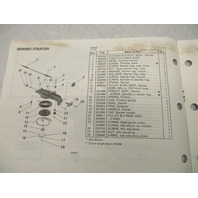 432206 OMC Evinrude Excel Johnson Ultra 1988 Outboard 2.5 & 4 Model Parts Catalog