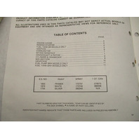432207 OMC Evinrude Johnson 1988 Outboard 4 HP Model Parts Catalog Final Edition