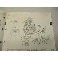 432207 OMC Evinrude Johnson 1988 Outboard 4 HP Model Parts Catalog Final Edition