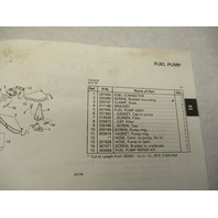432207 OMC Evinrude Johnson 1988 Outboard 4 HP Model Parts Catalog Final Edition