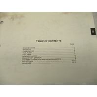 432208 OMC Evinrude Johnson 1988 Outboard 4 HP D Model Parts Catalog