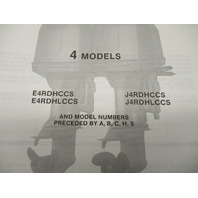 432208 OMC Evinrude Johnson 1988 Outboard 4 HP D Model Parts Catalog
