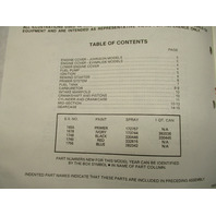 432209 OMC Evinrude Johnson 1988 Outboard 5/6/8 HP Model Parts Catalog
