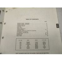 432211 OMC Evinrude Johnson 1988 Outboard 9.9-15 HP Model Parts Catalog