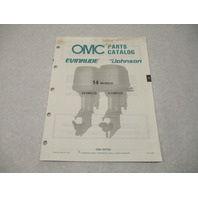 432214 OMC Evinrude Johnson 1988 Outboard 14 HP Model Parts Catalog