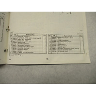 432219 OMC Evinrude Johnson 1988 Outboard 20, 25 HP Model Parts Catalog