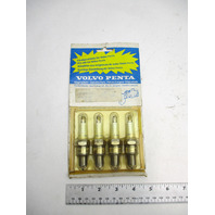 876077 876077-9 Volvo Penta AQ171A, AQ171C, 251A Engine Spark Plug Kit 4PC