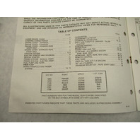 432221 OMC Evinrude Johnson 1988 Outboard 40/50 HP Model Parts Catalog