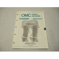 432221 OMC Evinrude Johnson 1988 Outboard 40/50 HP Model Parts Catalog
